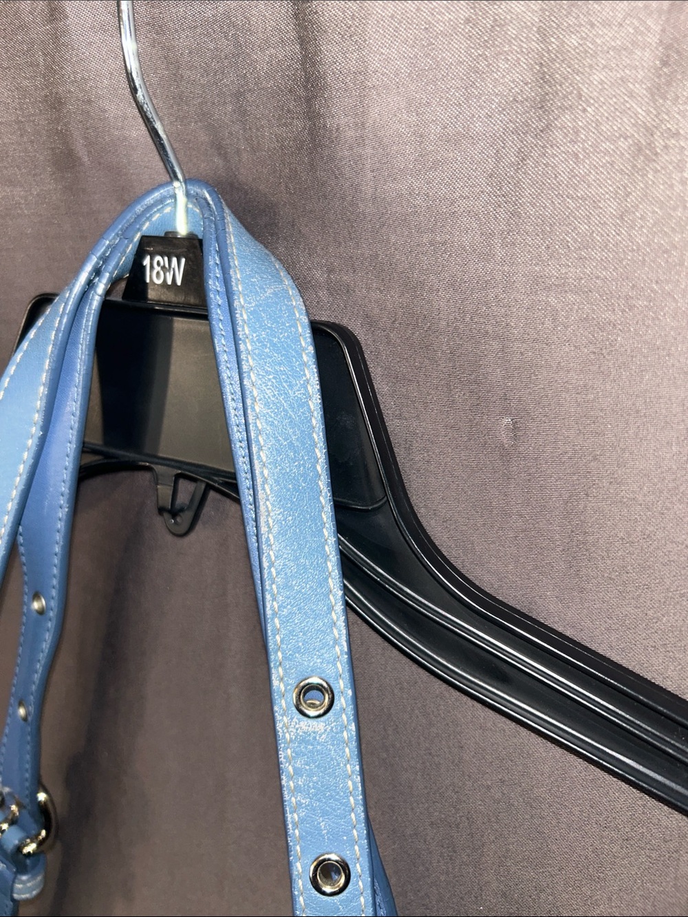 Coach F13759 Light Blue Gallery Tote Bag with Signature Charm - Picture 7 of 16